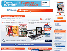 Tablet Screenshot of kiosque.laprovence.com